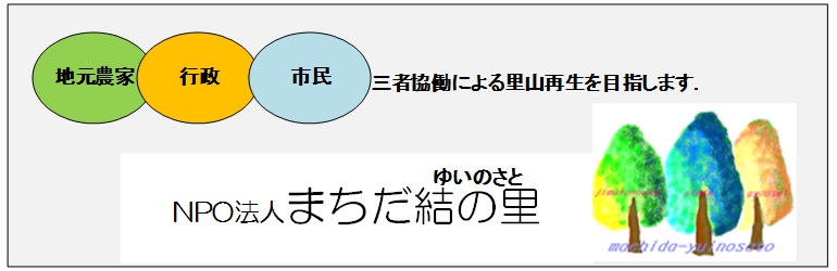 npo まちだ結の里のロゴ